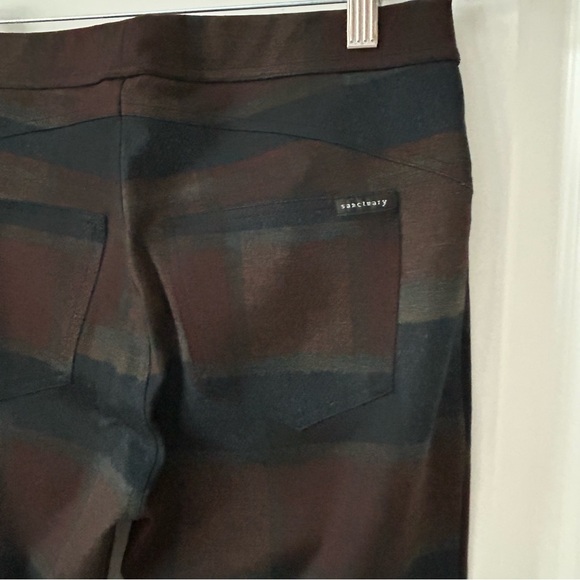 Sanctuary Plaid Jeggings Medium - Picture 6 of 8